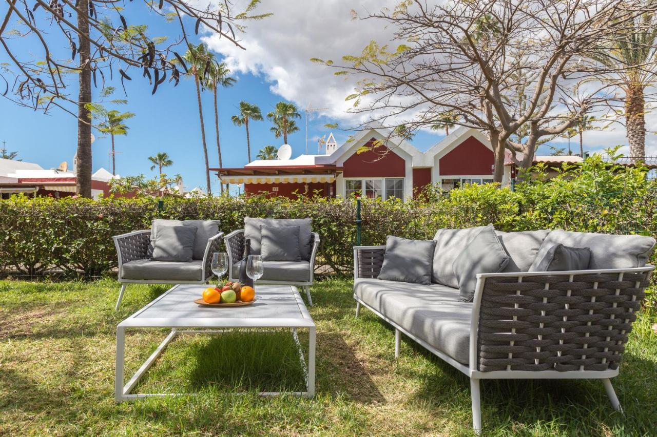 Lightbooking Tunos 73 Maspalomas Gran Jardin Y Barbacoa Eksteriør billede